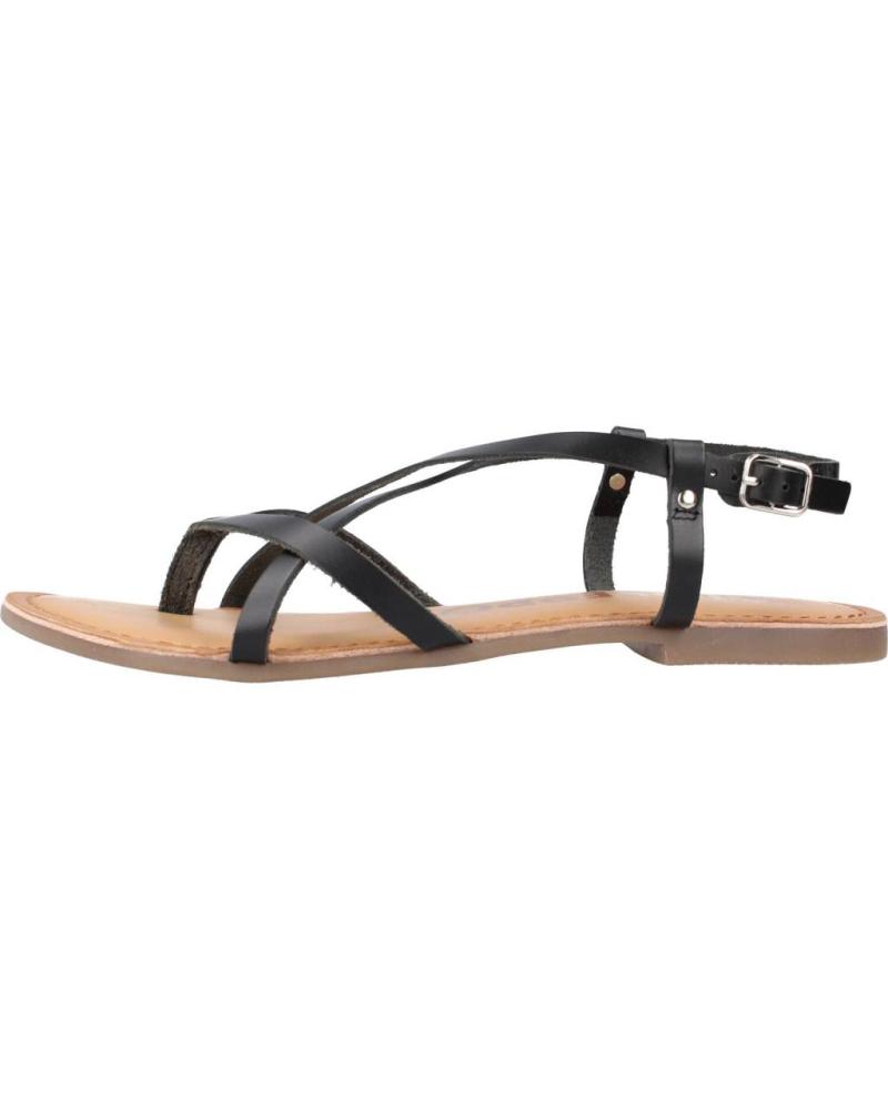 SANDALIAS GIOSEPPO LELEX MUJER TIRAS PIEL NEGRA NEGRO