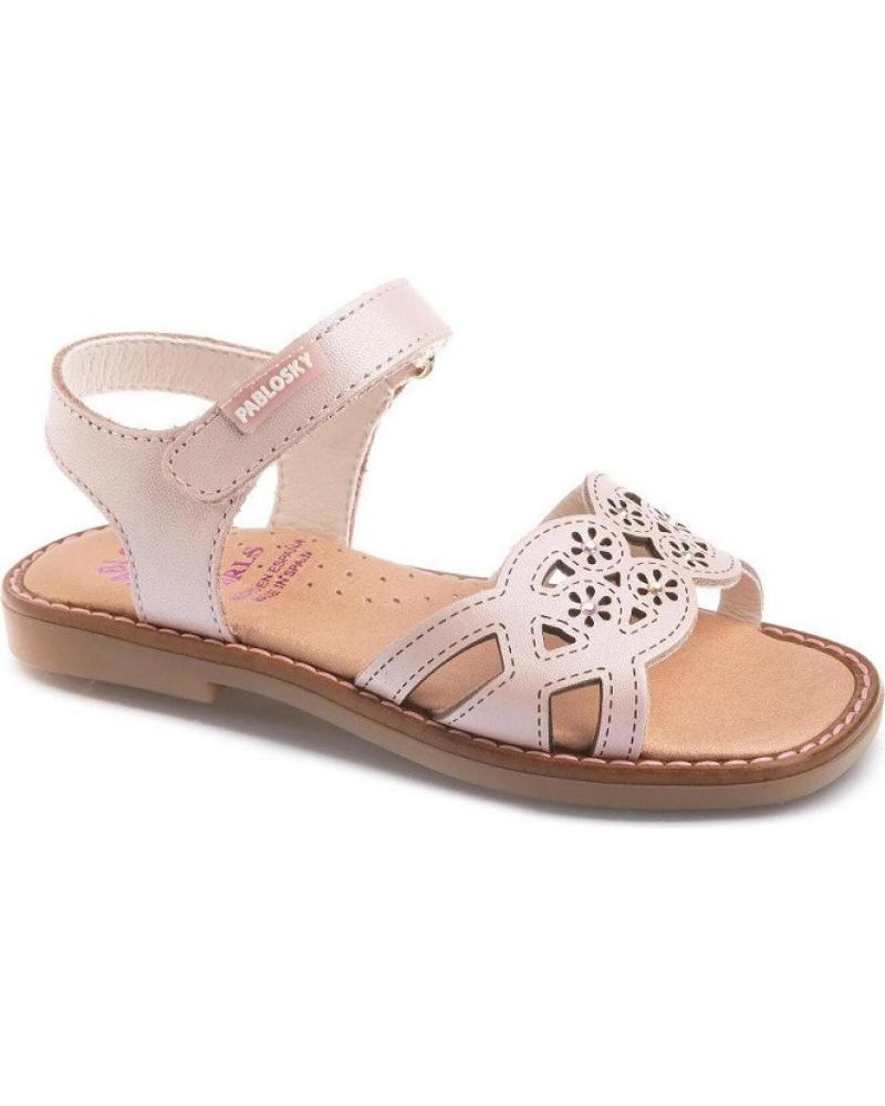 Sandalias de Niña PABLOSKY SANDALIA NAPA NACAR CUARZO 420578 ROSA