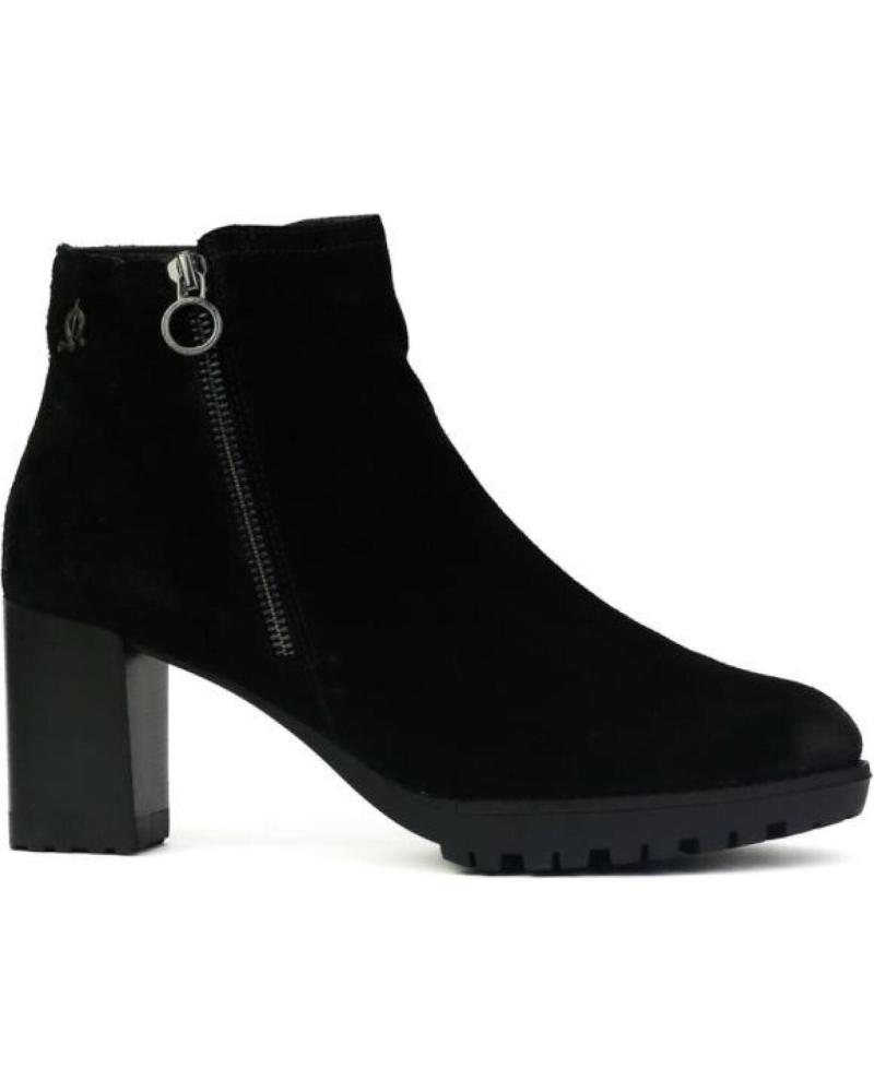 Botins de Mulher EL CABALLO BOTIN SENORA ANTE NEGROANTE NEGRO