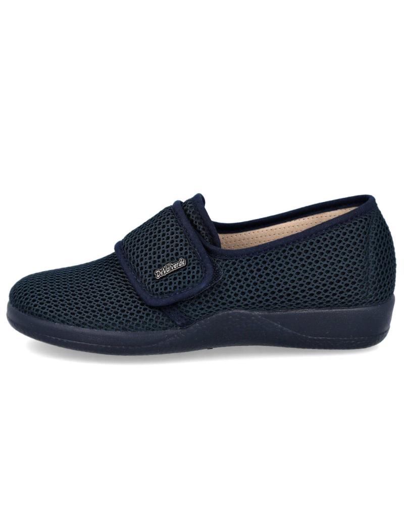 Calzado de casa de Mujer DEVALVERDE 1160 ZAPATILLAS DE CASA MUJE AZUL
