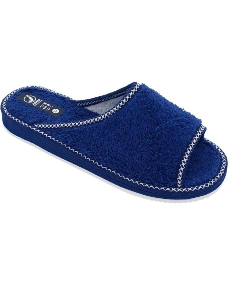 Calzado de casa de Mujer JAVER ZAPATILLAS PRIMAVERA-VERANO TOALLA VARIOS 213 MARINO