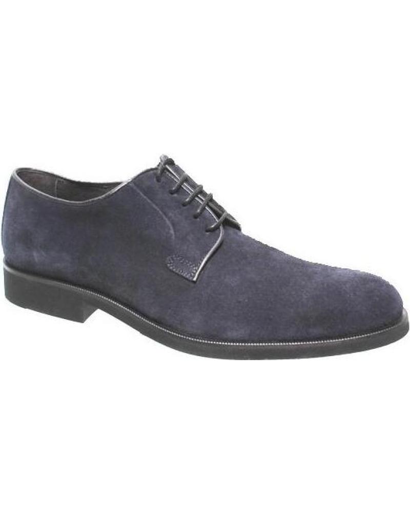 Sapatos de Homem SERGIO SERRANO ZAPATO ANTE CON CORDONES AZUL