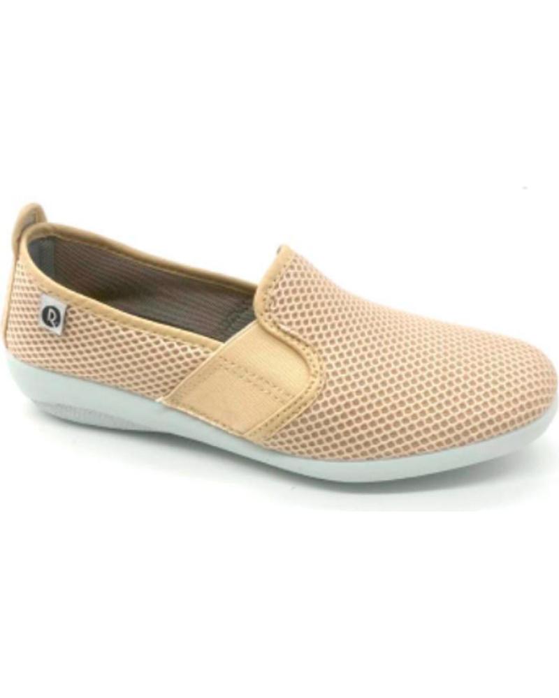 Zapatillas deporte de Mujer ROAL COPETE REJILLA ELASTICOS BEIGE