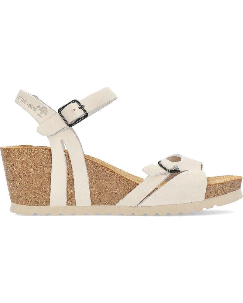 Sandálias de Mulher INTERBIOS W SANDALIA MUJER ANATOMICA COMODA GRIS