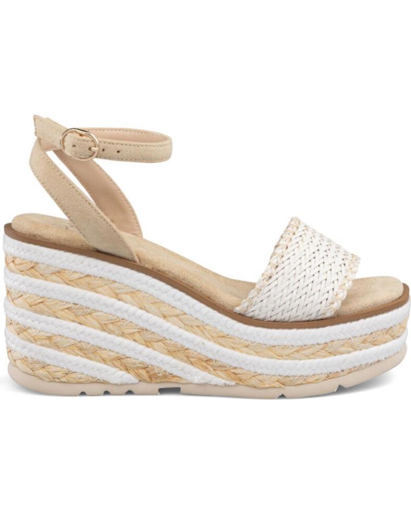 Sandálias de Mulher ALMA BLUE SANDALIA CUNA ALTA RAFIA WHITE