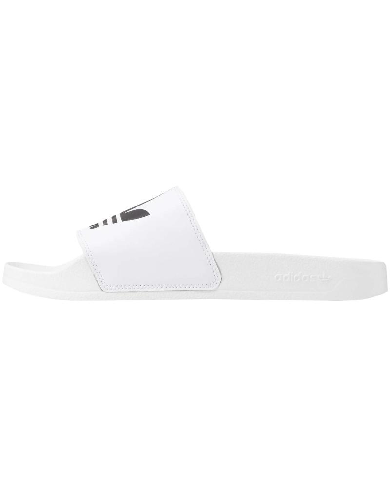 CHANCLAS ADIDAS FU8297 BLANCAS - DISEÑO CONFORTABLE UNISEX PARA VERANO BLANCO
