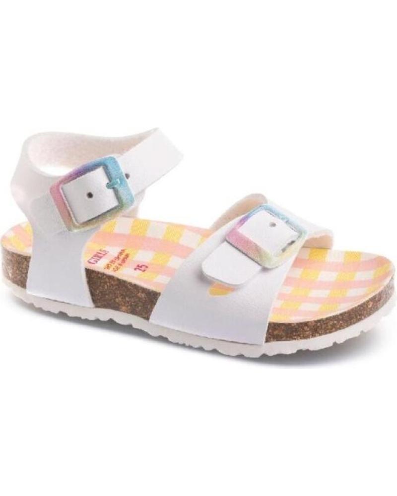 Sandalias de Niña PABLOSKY - SANDALIA BIO HEBILLA OLIMPO BLANCO