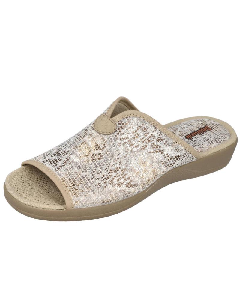 Calzado de casa de Mujer DEVALVERDE ZAPATILLAS DE CASA DEVALVERDE 1544 ARENA ARENA