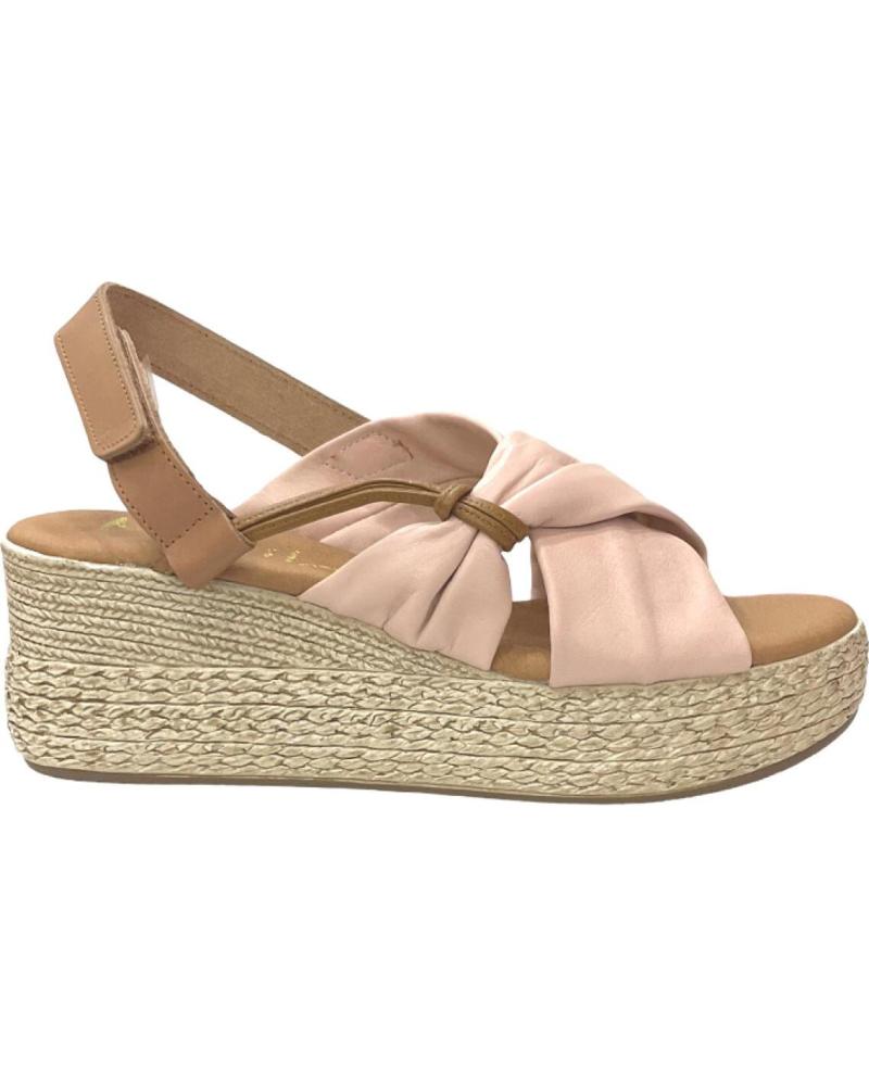 Sandalias de Mujer MARILA SANDALIAS PIEL CORAL ROSA PALO-CUERO