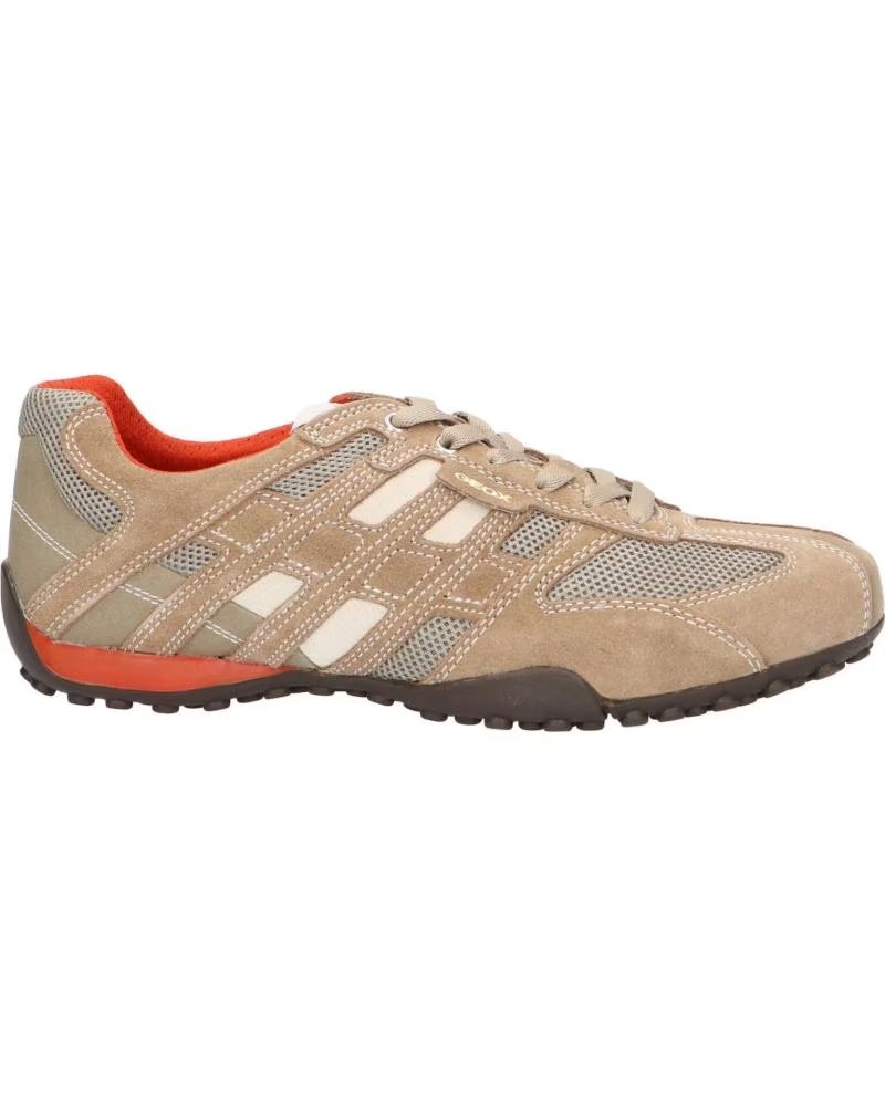 GEOX Zapatillas deportivas bajas 'UOMO SNAKE'  camelo / taupe / blanco – imagen 4