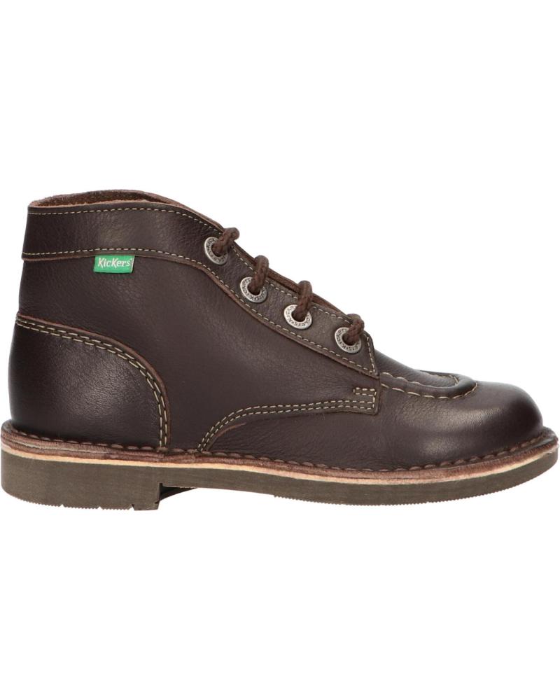 Botas de Mujer y Niña y Niño KICKERS 621514-30 KICK COL 92 MARRON FONCE