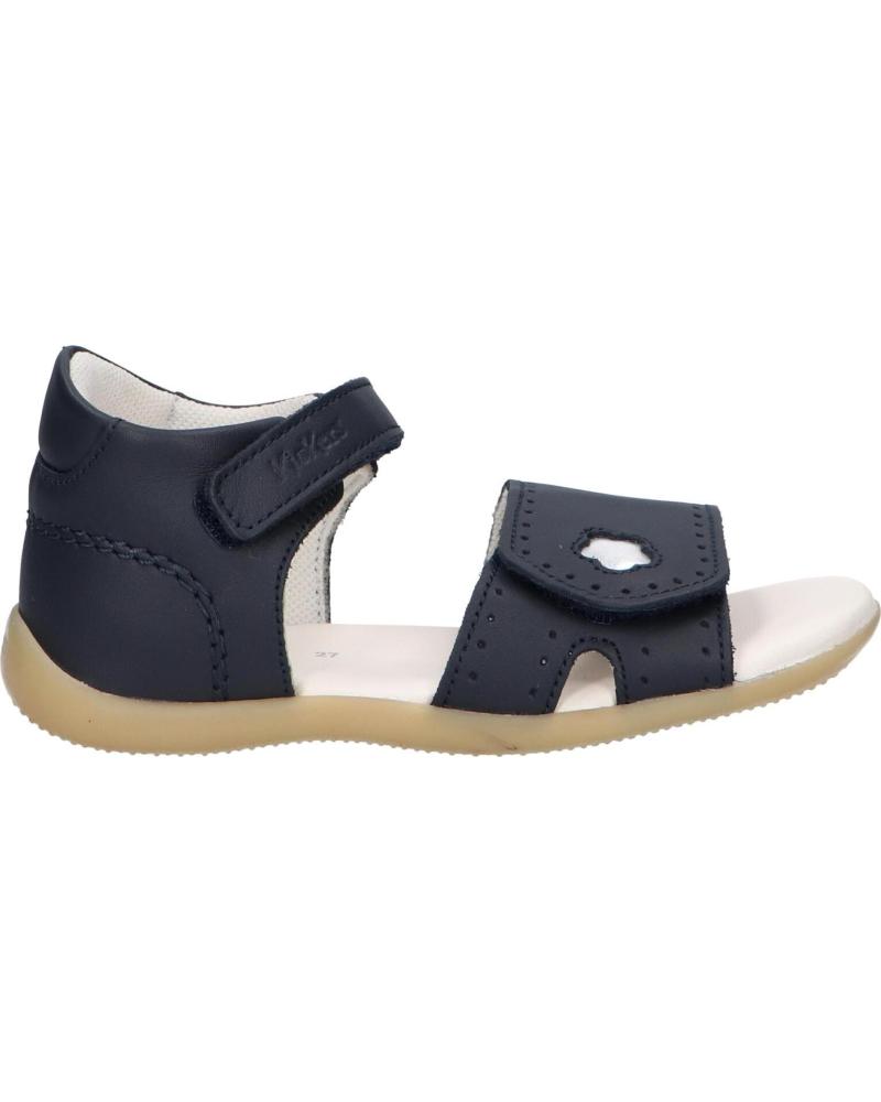 Sandalias de Niña KICKERS 927220-10 BIGKRATCH COW SUNFLOWE 102 MARINE FONCE