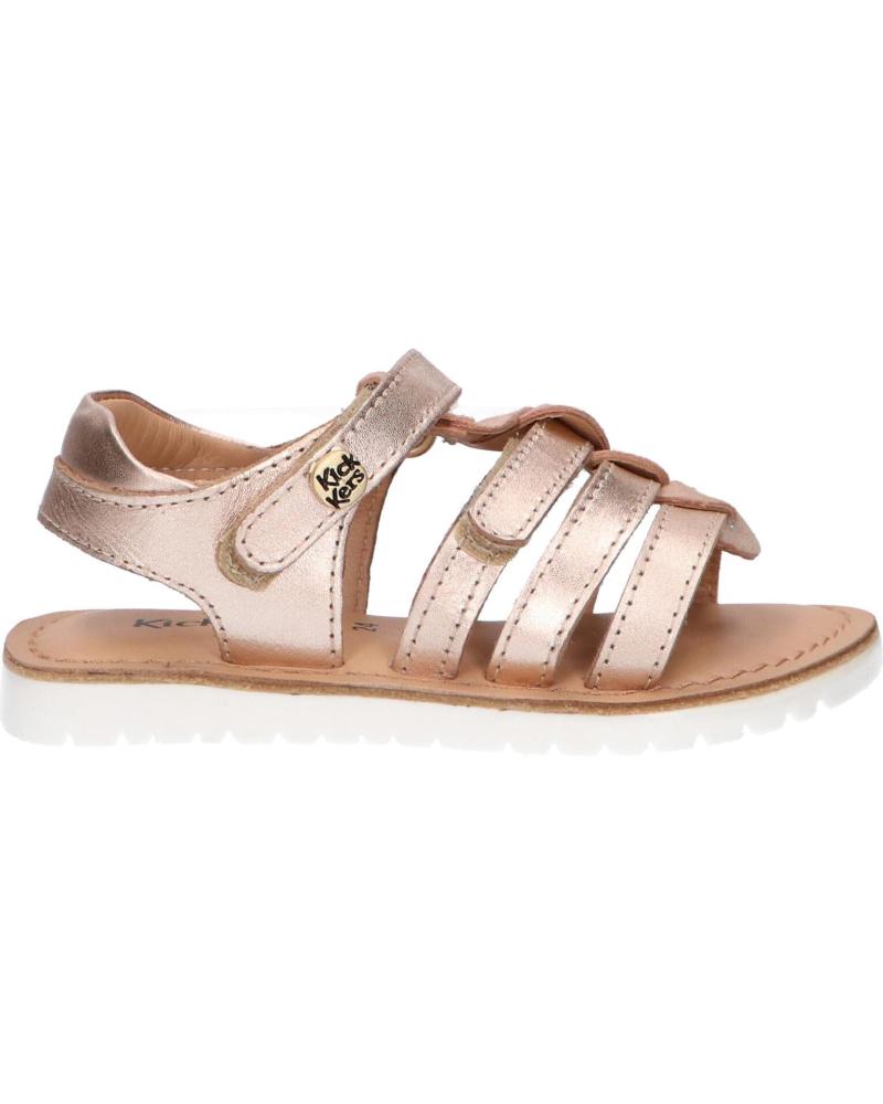 Sandalias de Mujer y Niña KICKERS 927352-30 BRAHMIA COW METAL 13 ROSE RAINBOW