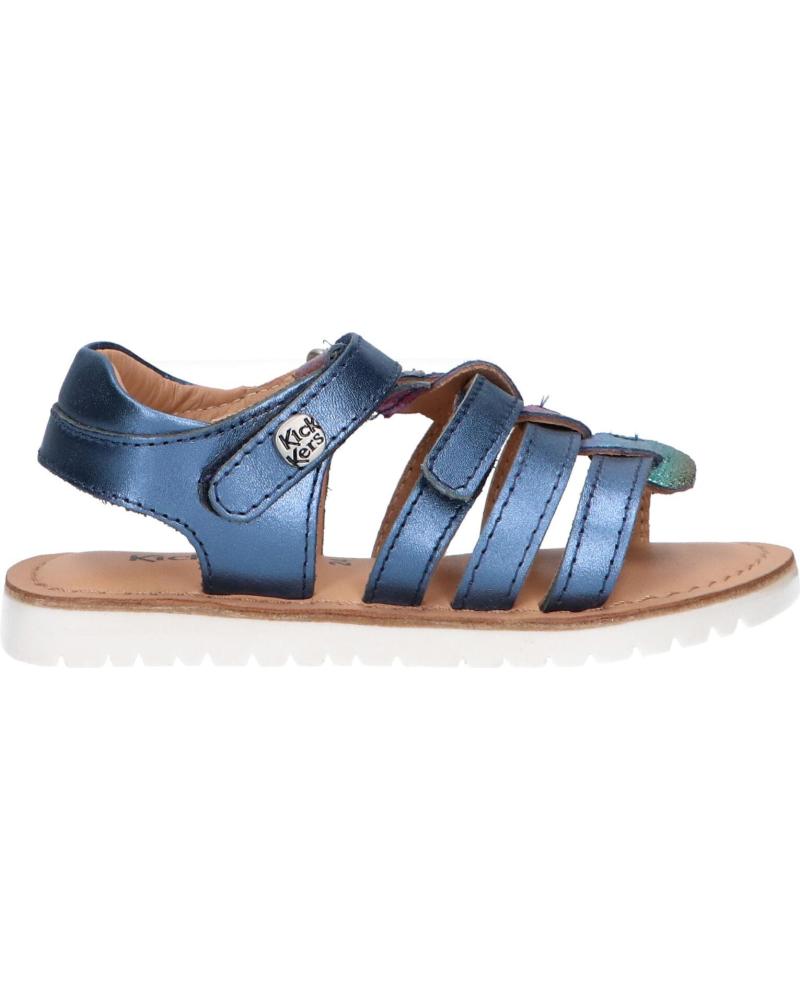 Sandalias de Mujer y Niña KICKERS 927352-30 BRAHMIA COW METAL 103 MARINE METAL RA