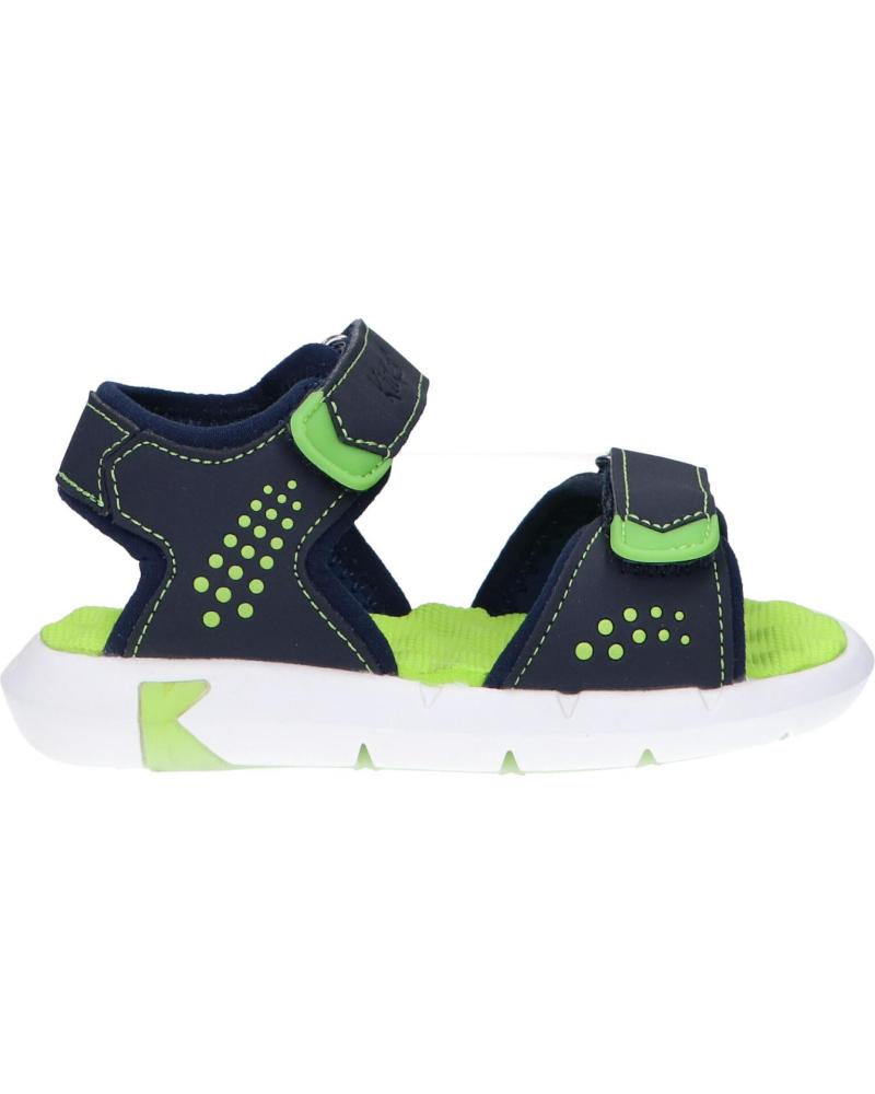 Sandalias de Niña KICKERS 858670-30 JUMANGAP NUBUCK PU 51 BLEU VERT