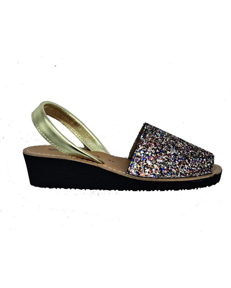 Sandalias de Mujer CALZADOMANIA MENORQUINA CUNA GLITTER ORO