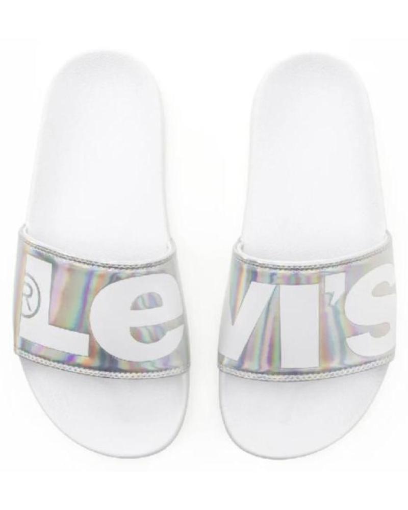 Chanclas de Mujer LEVIS LEVI´S - CHANCLA PALA LOGO 114 SILVER