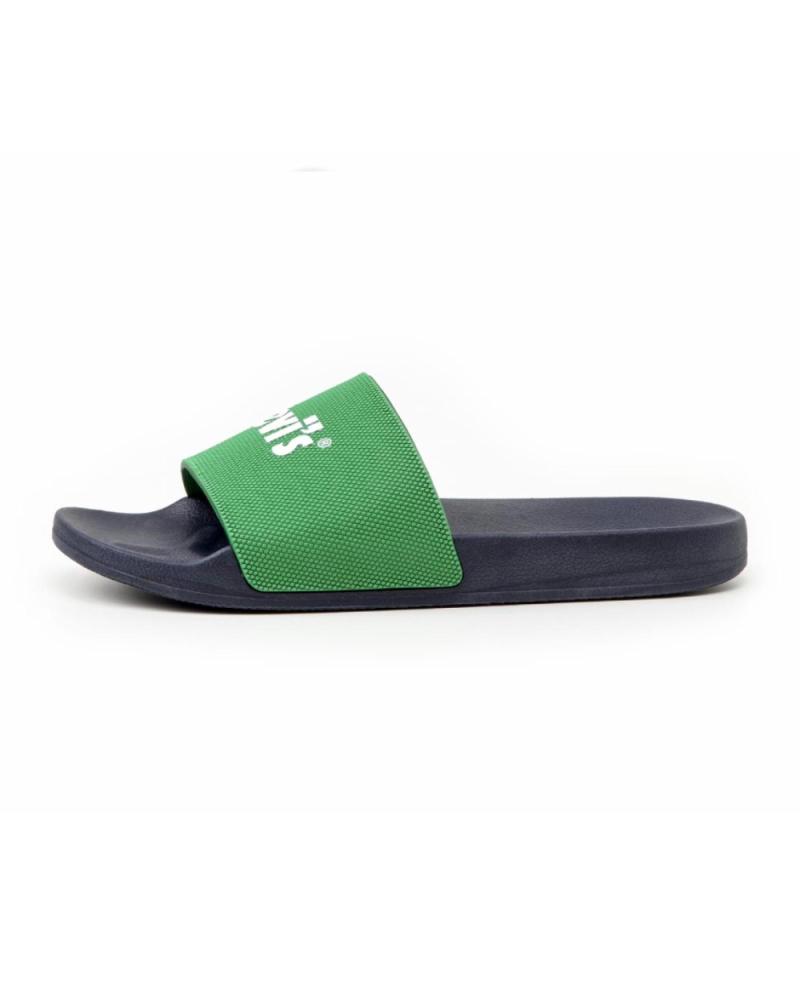CHANCLAS LEVIS LOGO VERDES CON SUELA OSCURA 33 GREEN