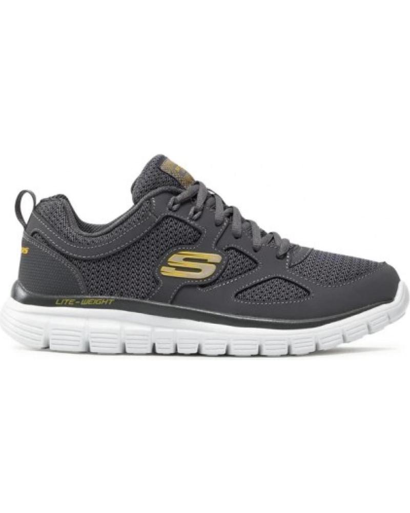 ZAPATILLAS SKECHERS BURNS AGOURA GRIS HOMBRE GRIS