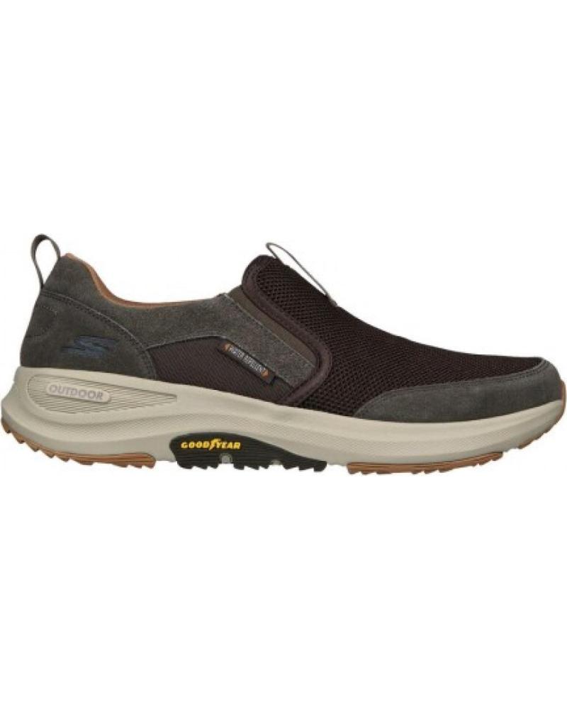 SKECHERS ZAPATILLAS GO WALK TRAIL 216103 MARRÓN/GRIS GRIS