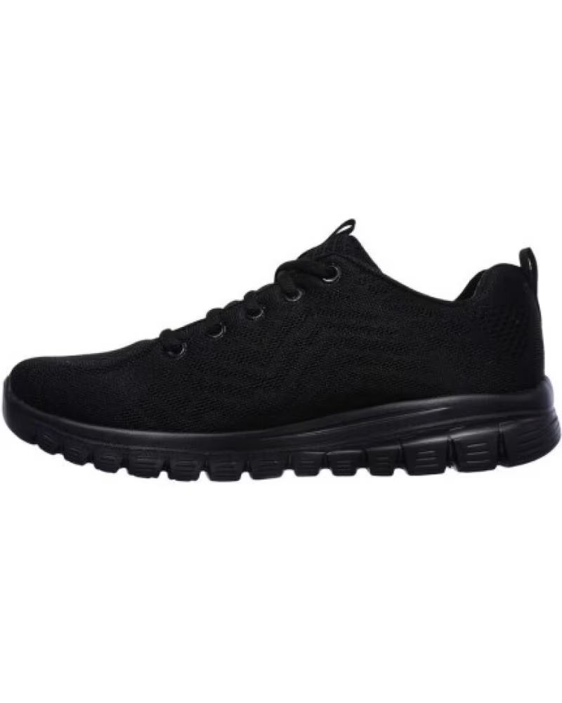 Zapatillas Deportivas Skechers Graceful Get Connected 12615-BBK para Mujer Negro – imagen 4