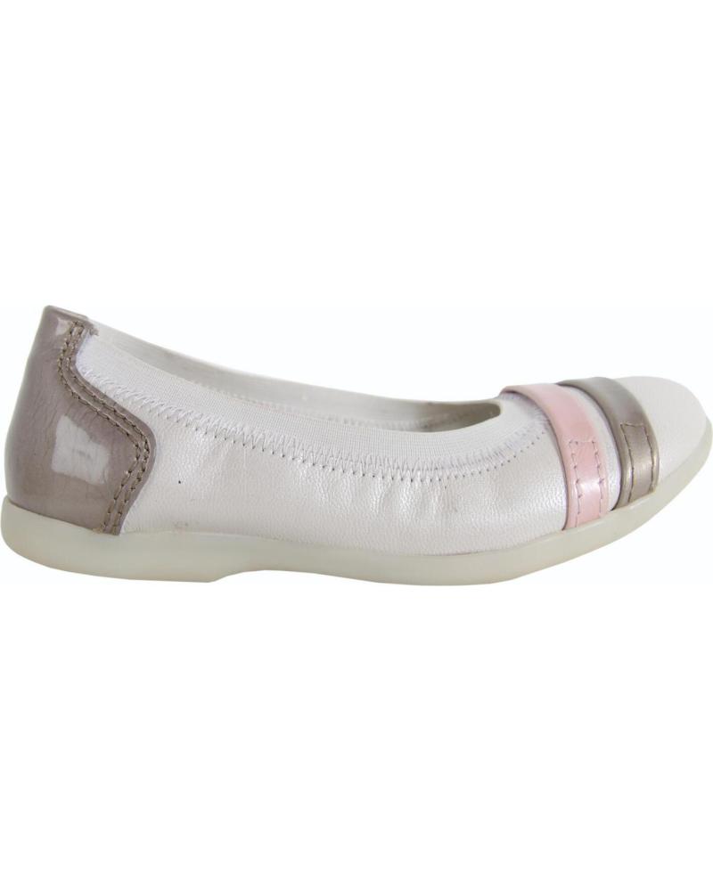 Bailarinas de Niña KICKERS 351965-30 AMBERI BLANC CASSE
