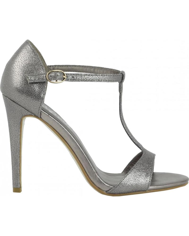 Sandalias de Mujer REFRESH 61948 METALIZADO PLOMO