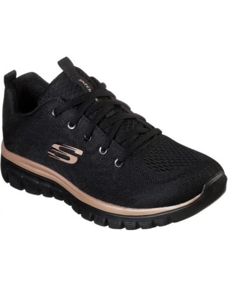 SKECHERS Zapatillas deportivas bajas 'Graceful Get Connected'  oro / negro – imagen 5