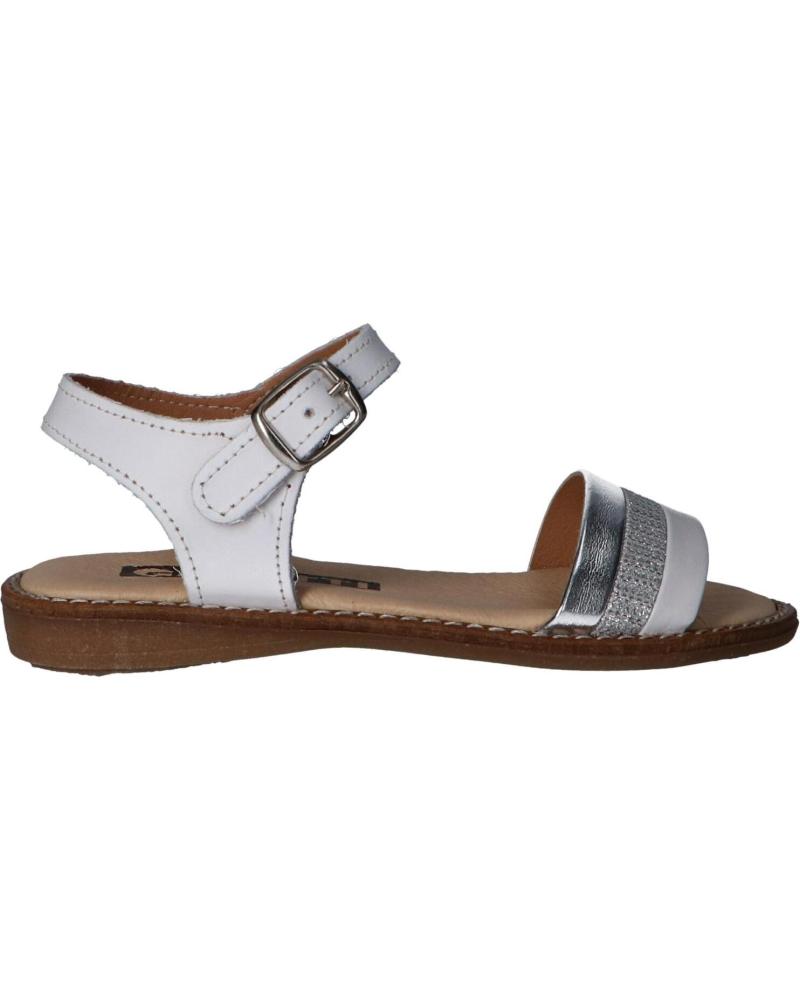 Sandalias de Niña GARATTI AN0091 BLANCO-PLATA