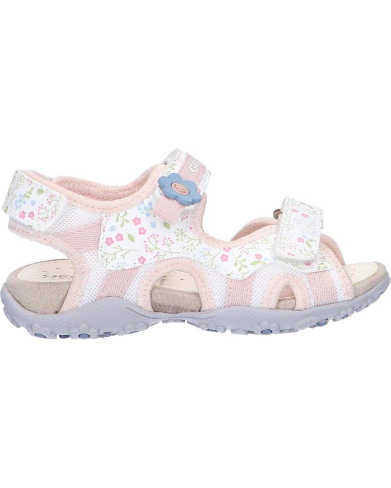 Sandalias de Niña GEOX J92D9C 01404 J S ROXANNE C1Z8W WHITE